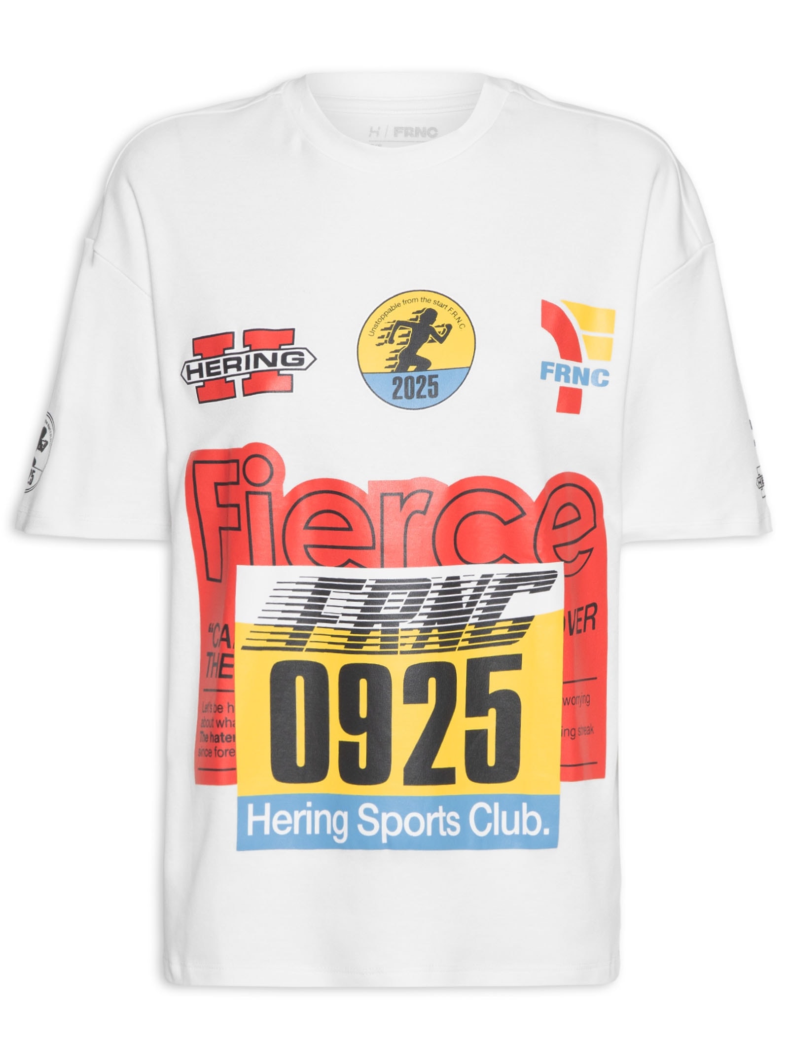 Camiseta Feminina Meia Malha Branco Hering Sports + Francesca