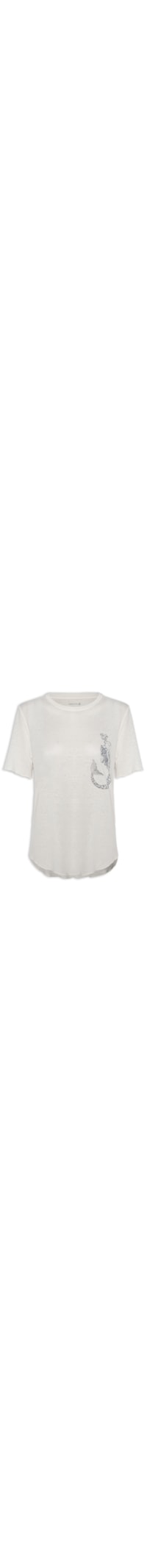 Camiseta Feminina Mermaid - Off White