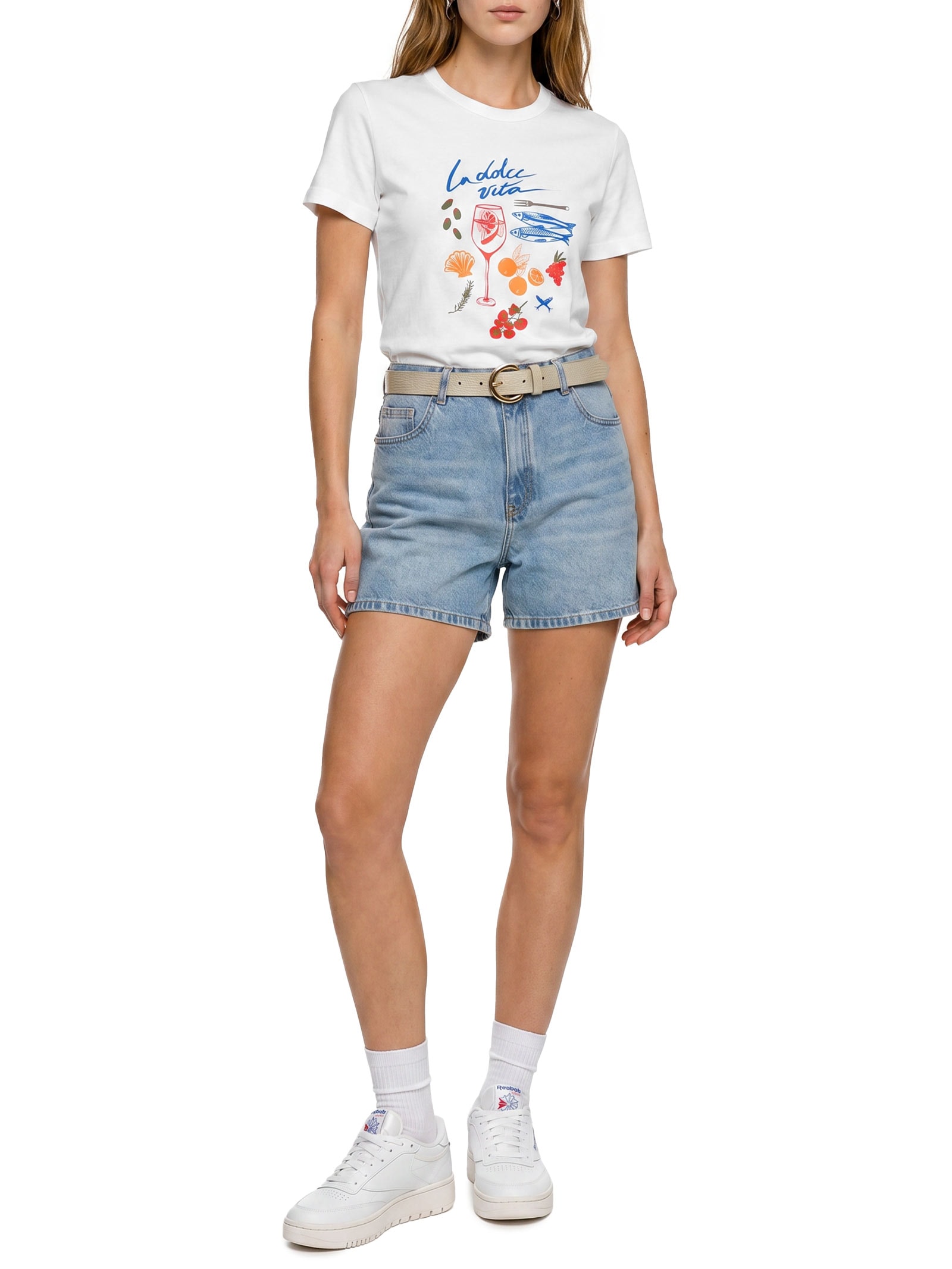 Camiseta Feminina MM Branco Hering