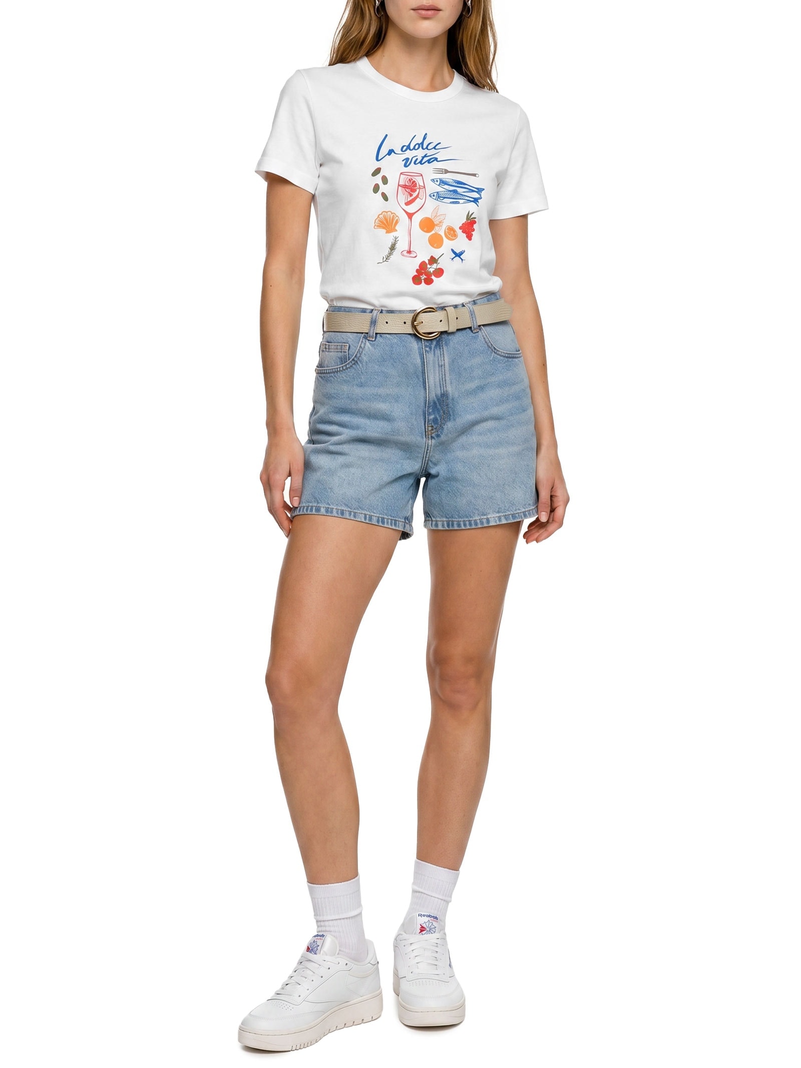 Camiseta Feminina MM Branco Hering