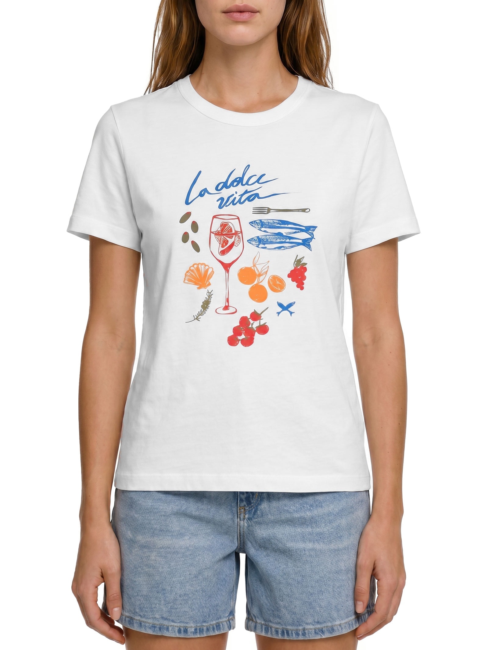 Camiseta Feminina MM Branco Hering