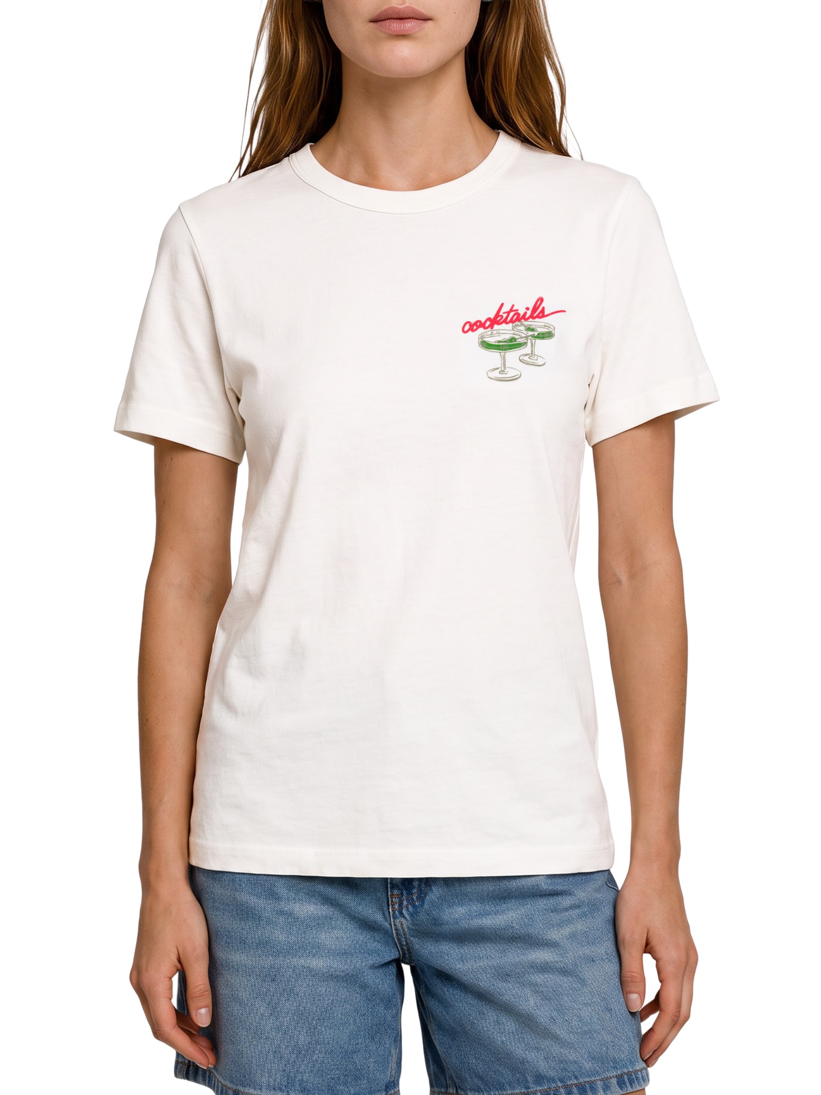 Camiseta Feminina MM – Branco Hering