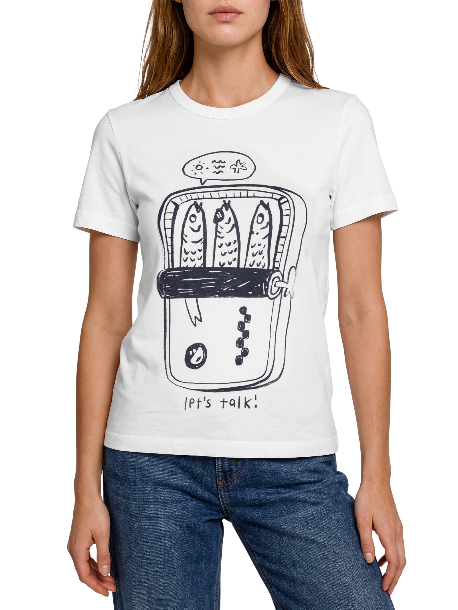 Camiseta Feminina MM – Branco Hering