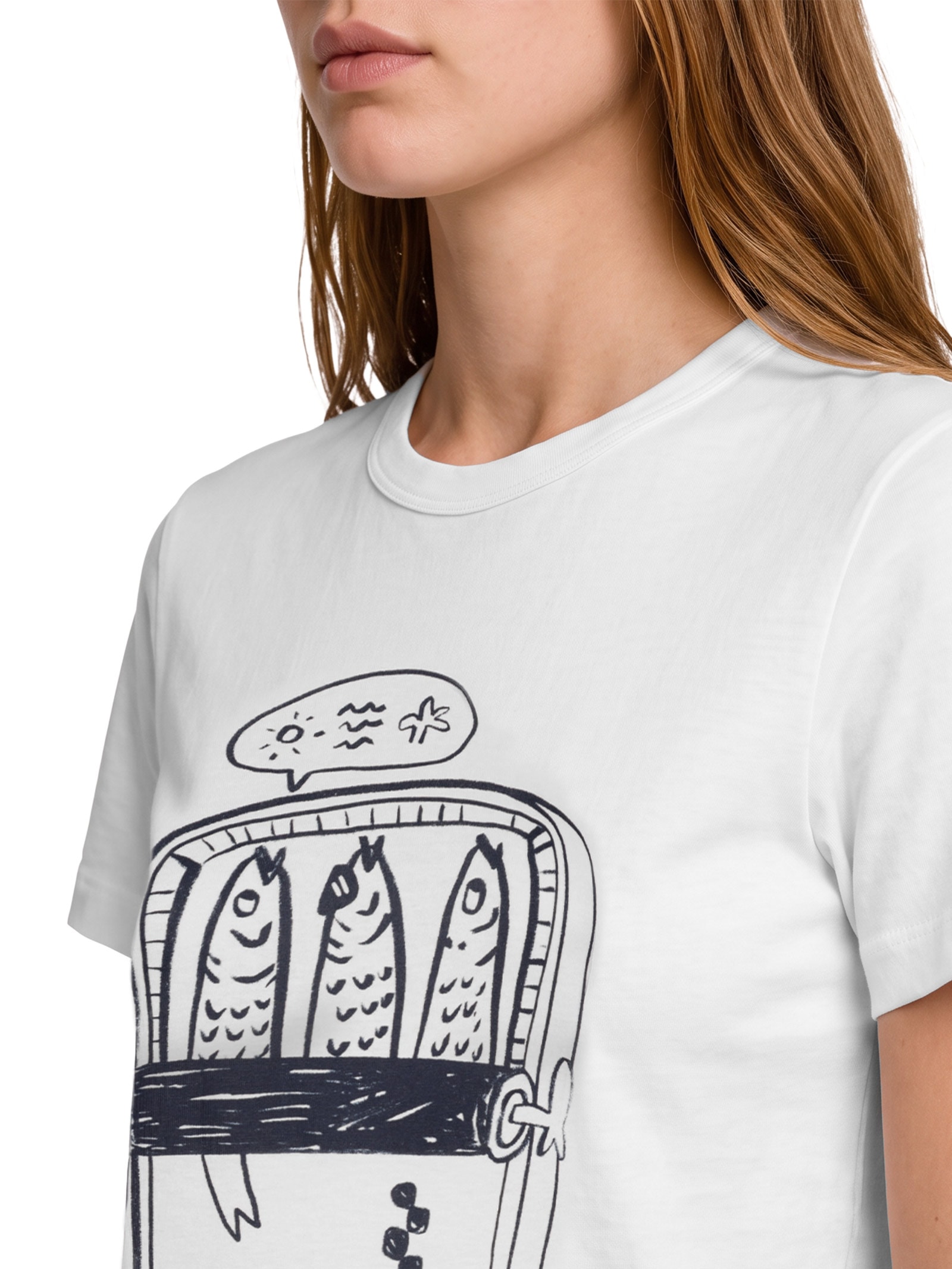 Camiseta Feminina MM – Branco Hering