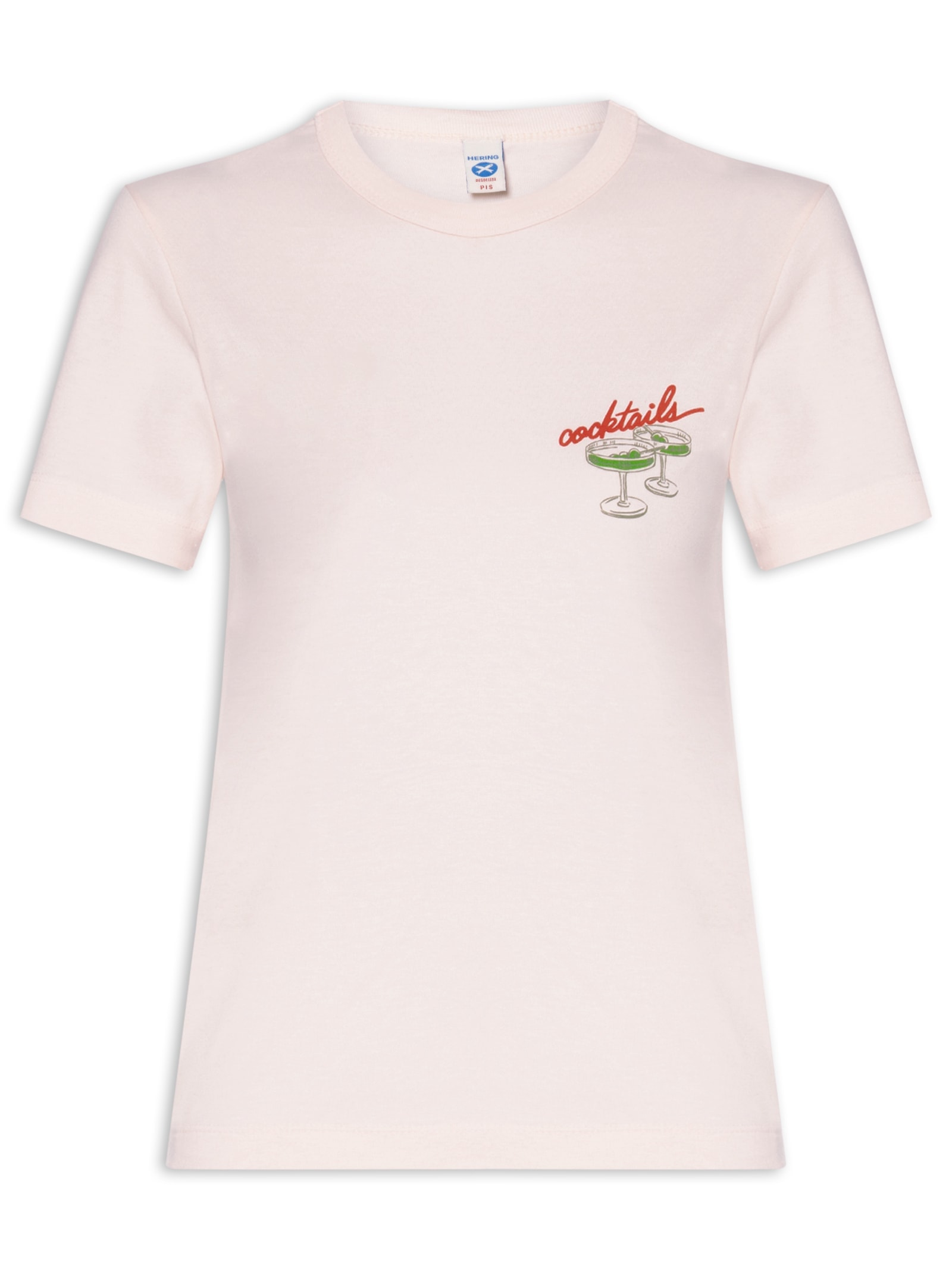 Camiseta Feminina Mm – Rosa Hering