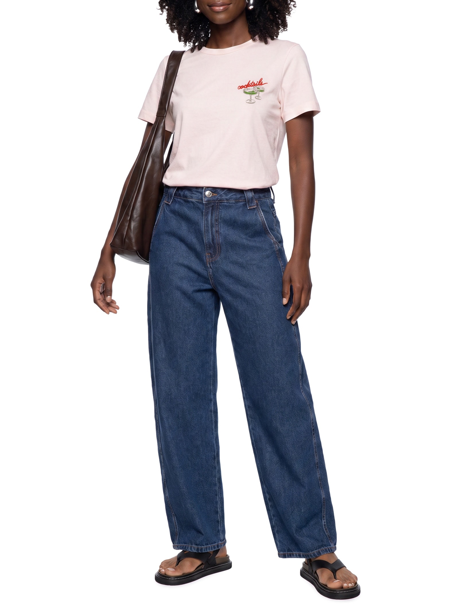 Camiseta Feminina Mm – Rosa Hering
