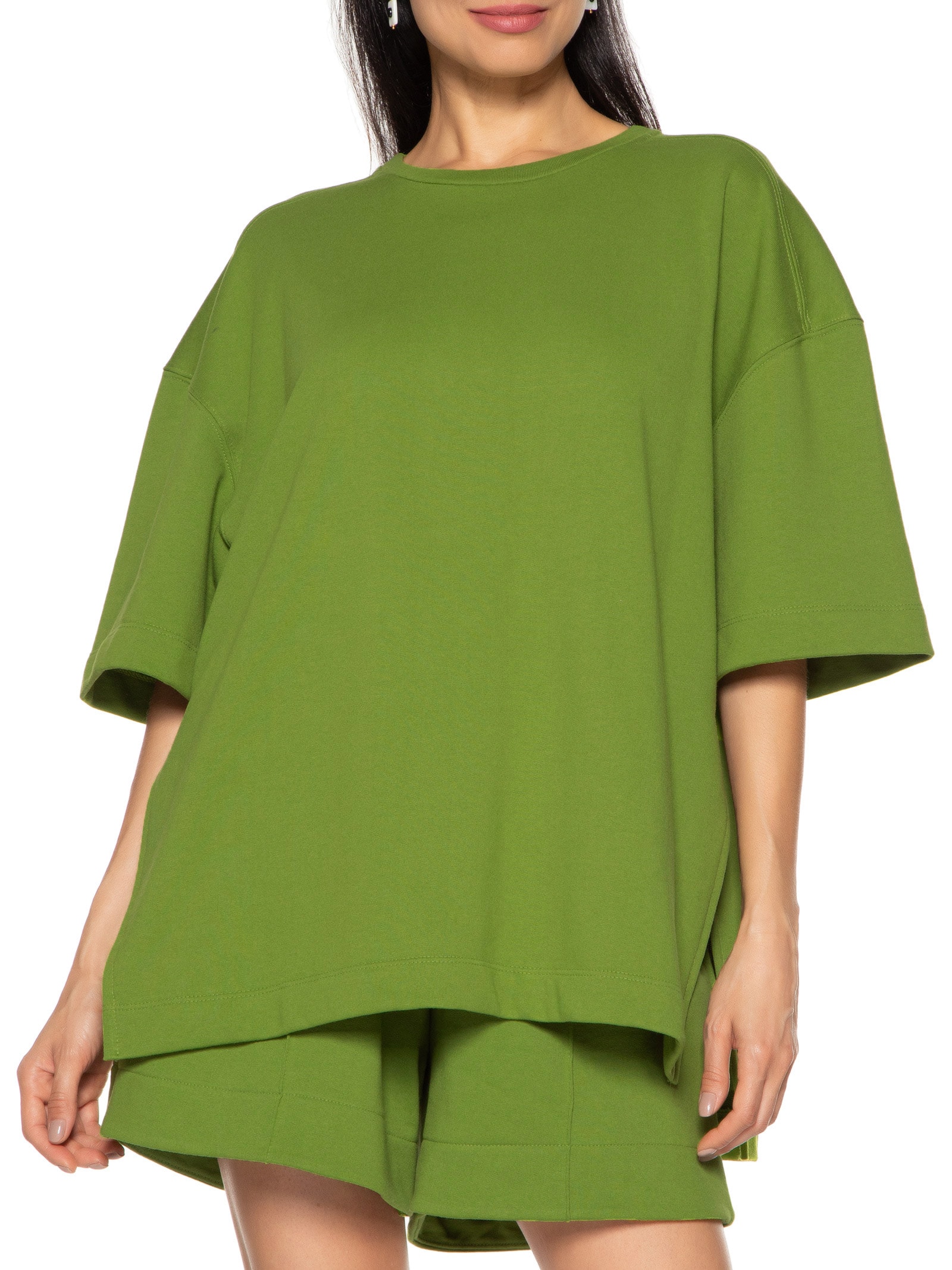 Camiseta Feminina Moletom Verde Farm