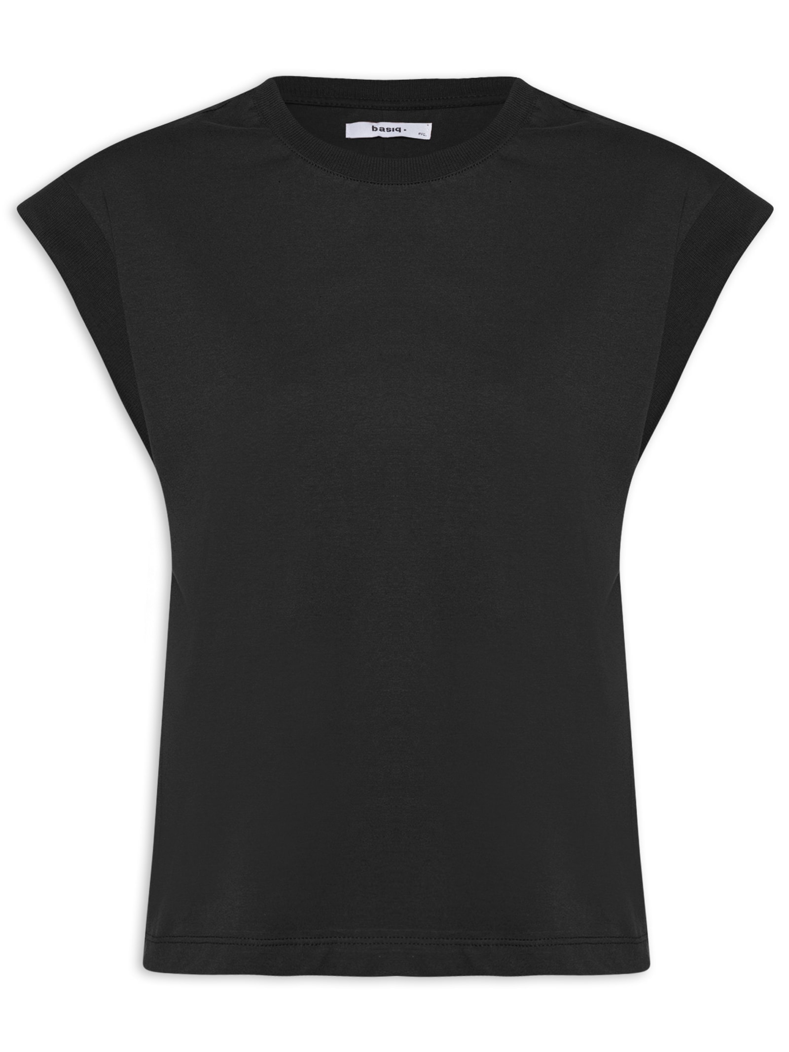 Camiseta Feminina Muscle Tee Preto Basiq