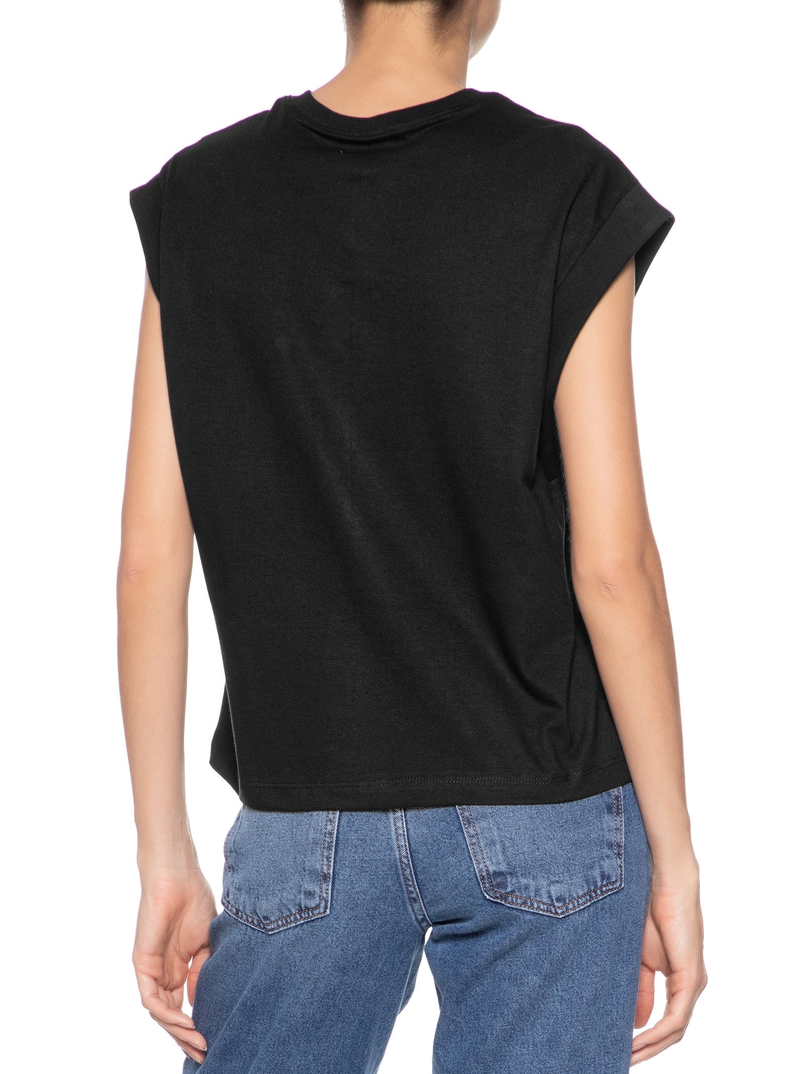 Camiseta Feminina Muscle Tee Preto Basiq