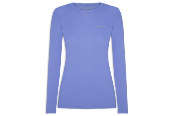 Camiseta Feminina Neblina Manga Longa - Azul