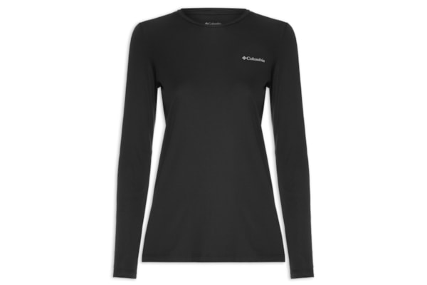 Camiseta Feminina Neblina Manga Longa - Preto