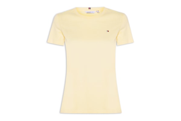 Camiseta Feminina New Crew Neck - Amarelo