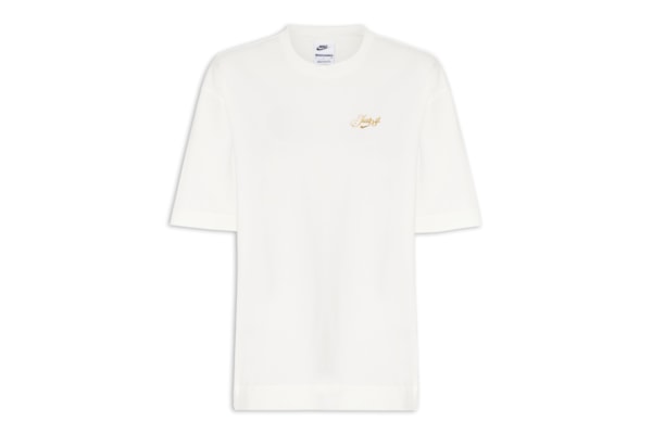 Camiseta Feminina Nsw Jdi Script - Branco