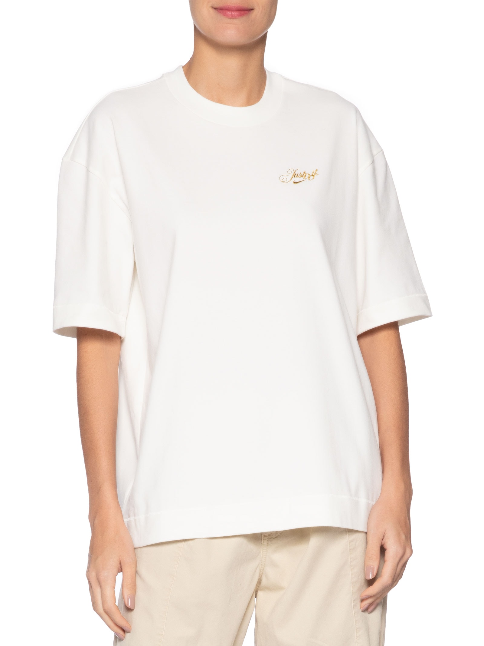 Camiseta Feminina Nsw Jdi Script Branco Nike