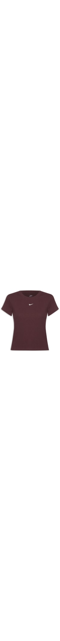 Camiseta Feminina Nsw Rib Tght SS Tee - Vinho