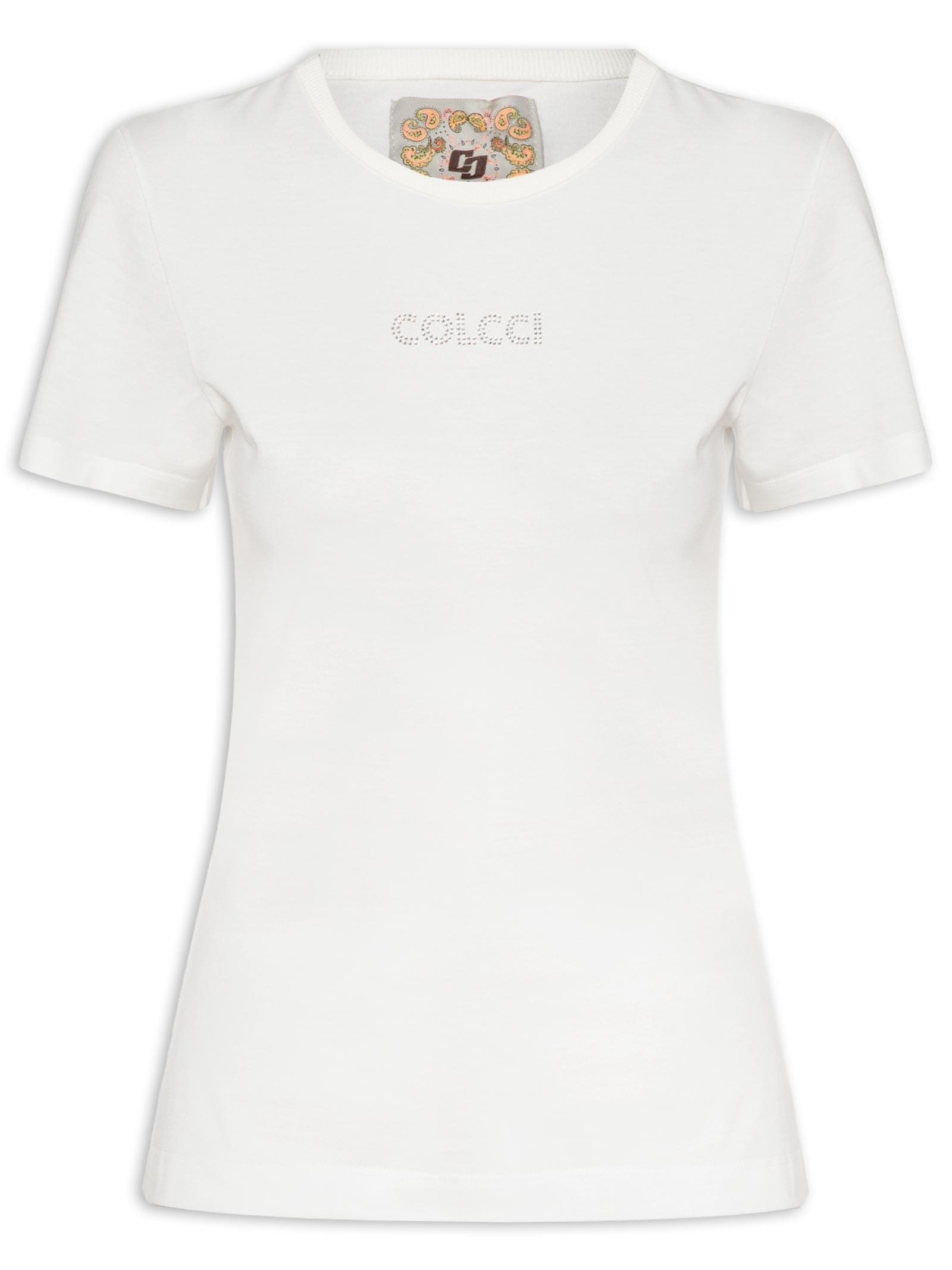 Camiseta Feminina Off White Colcci
