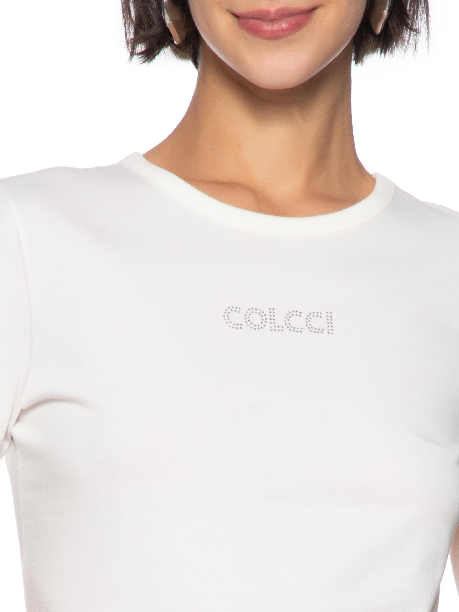 Camiseta Feminina Off White Colcci