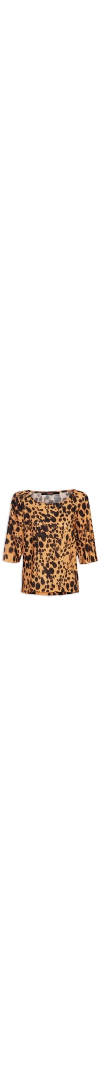 Camiseta Feminina Onça Nankin - Animal Print