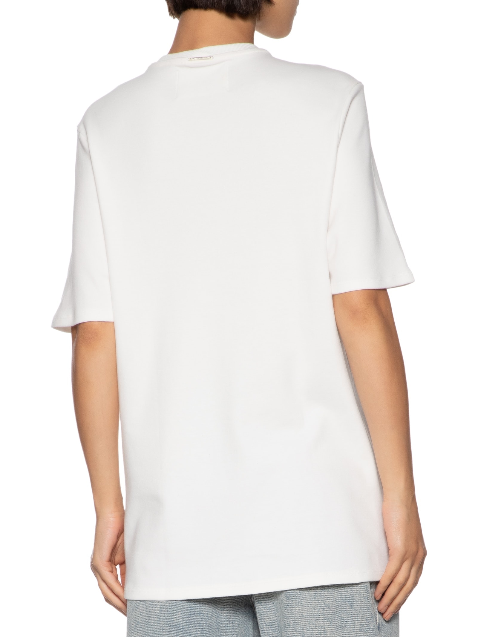 Camiseta Feminina Oversized Alongada Branco My Favorite
