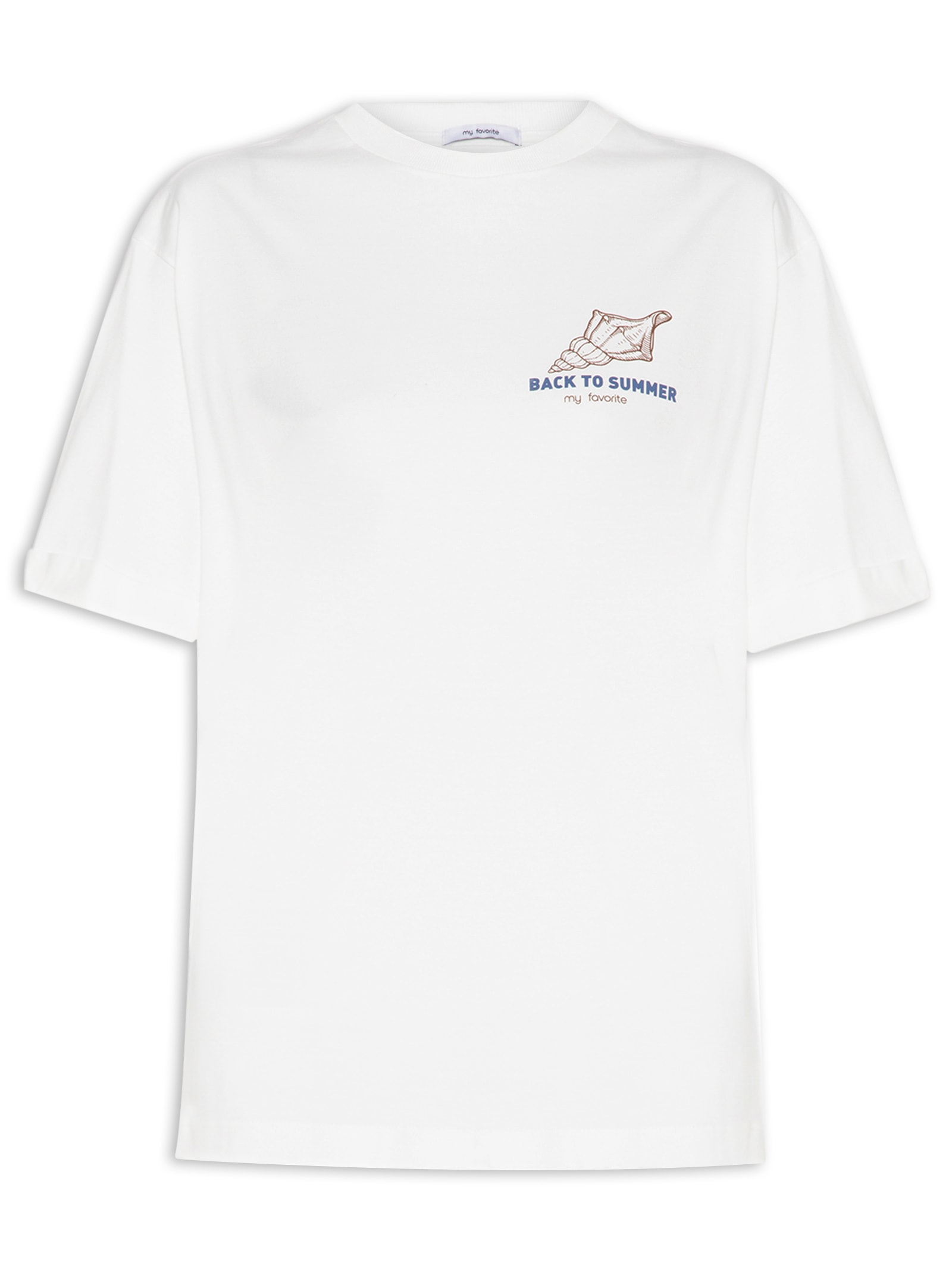 Camiseta Feminina Oversized Com Estampa Off White My Favorite