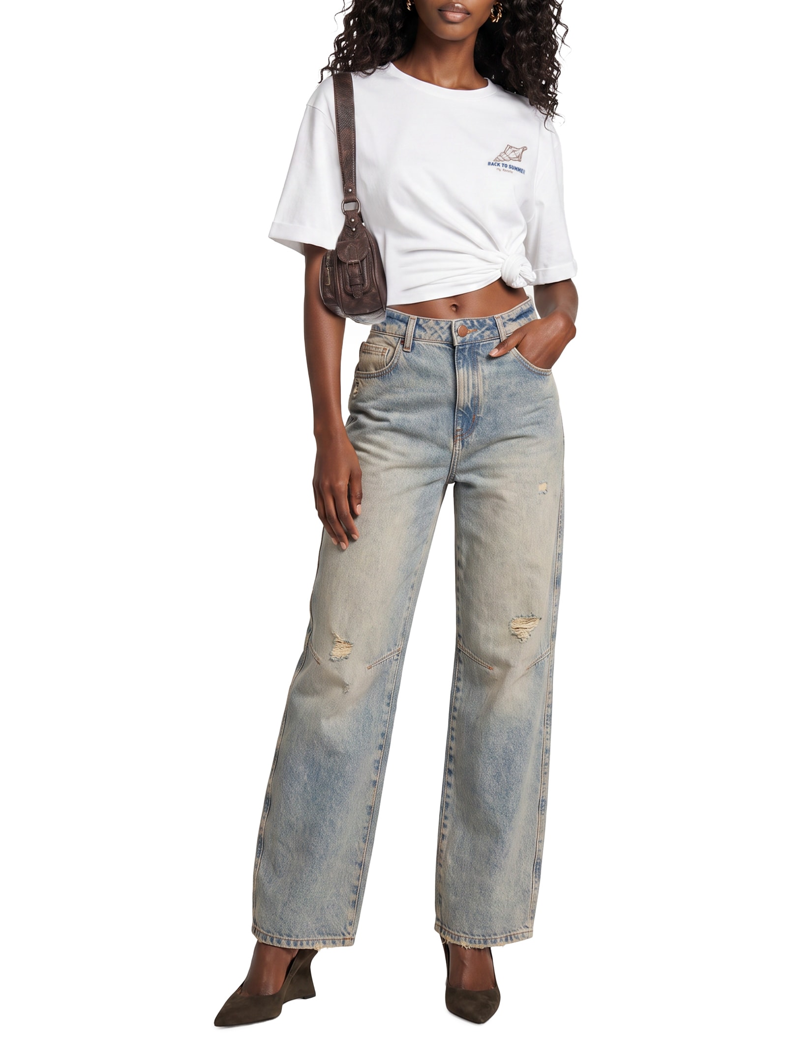 Camiseta Feminina Oversized Com Estampa Off White My Favorite