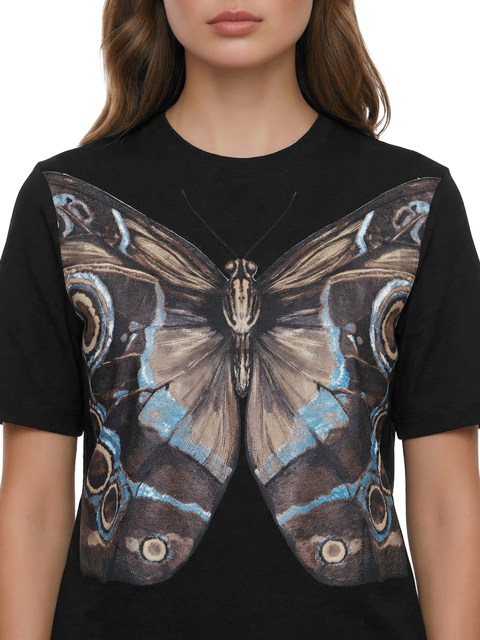 Camiseta Feminina Oversized Com Estampa Preto My Favorite