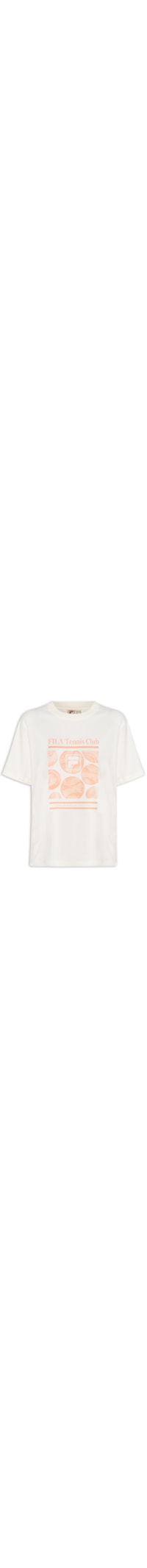 Camiseta Feminina Oversized Letter - Branco