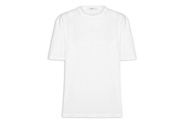 Camiseta Feminina Oversized Manga Curta - Branco