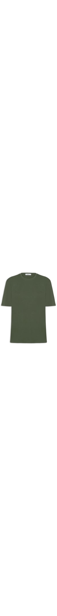 Camiseta Feminina Oversized Manga Curta - Verde