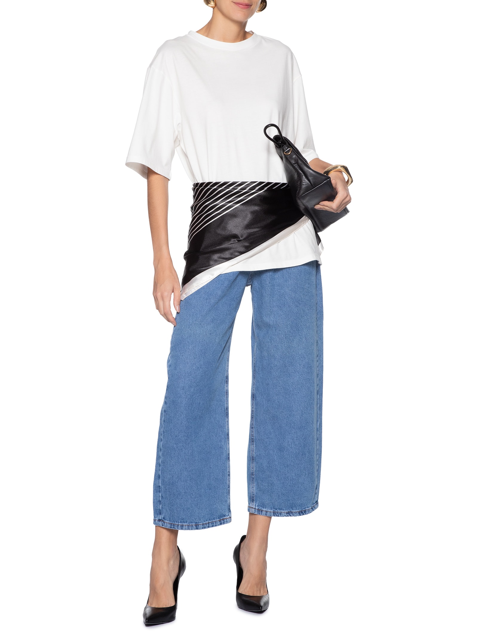 Camiseta Feminina Oversized Off White Market 33