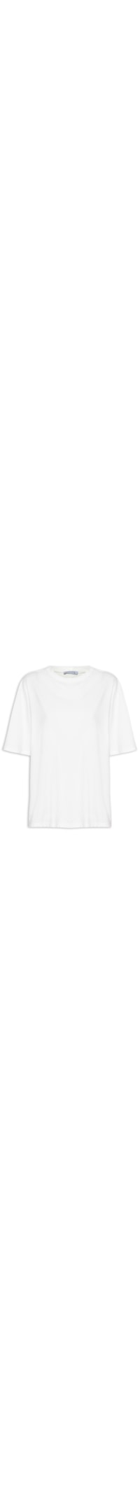Camiseta Feminina Oversized - Off White