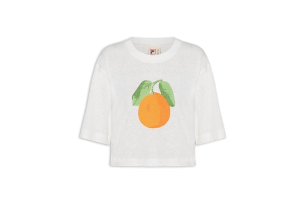 Camiseta Feminina Oversized Orange Grand Turismo - Branco