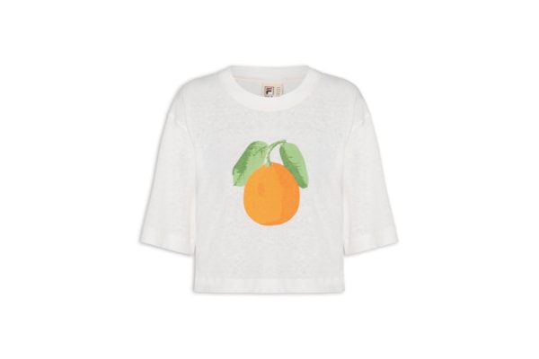 Camiseta Feminina Oversized Orange Grand Turismo - Branco