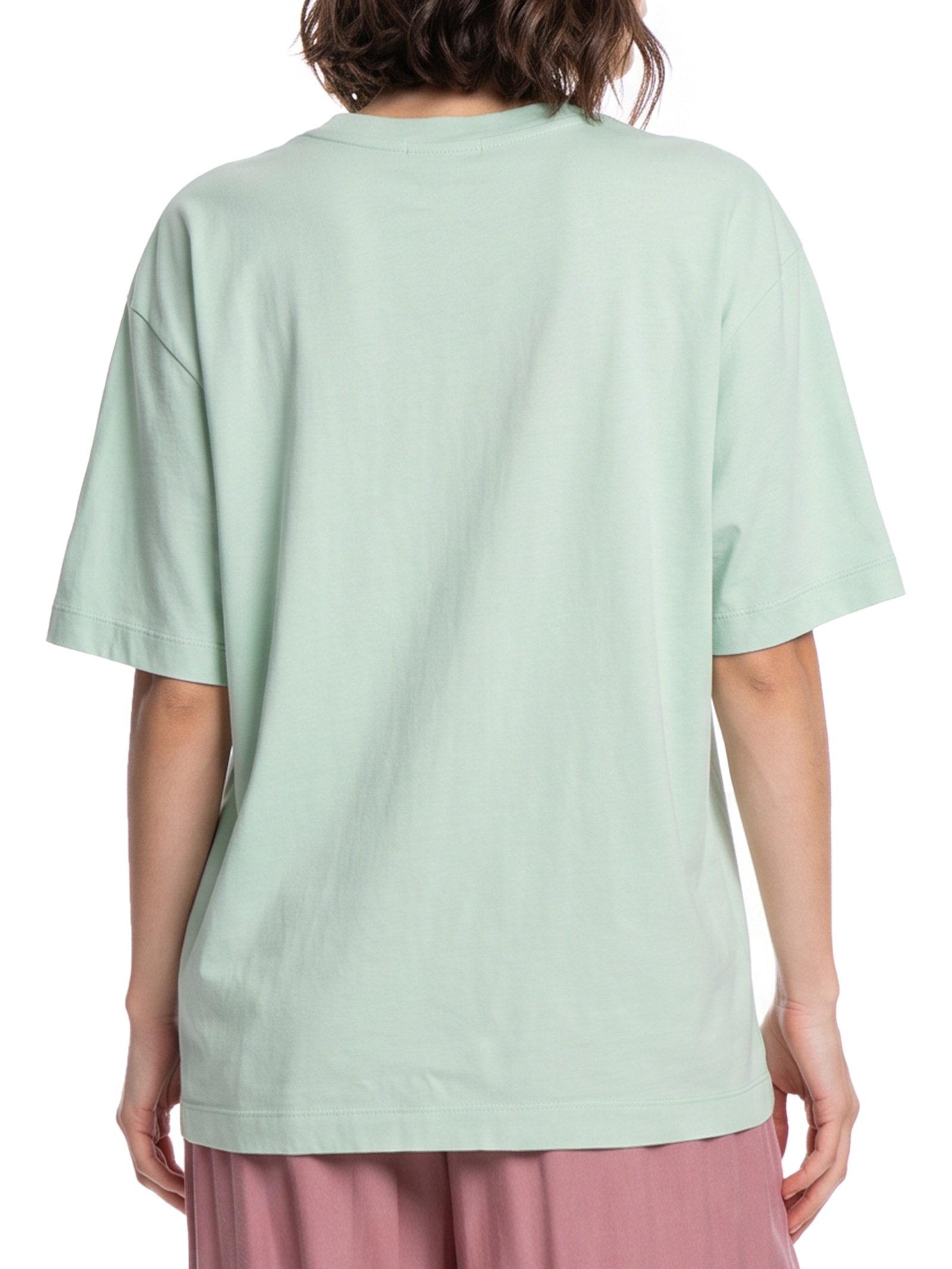 Camiseta Feminina Oversized Sardines Verde Cacay