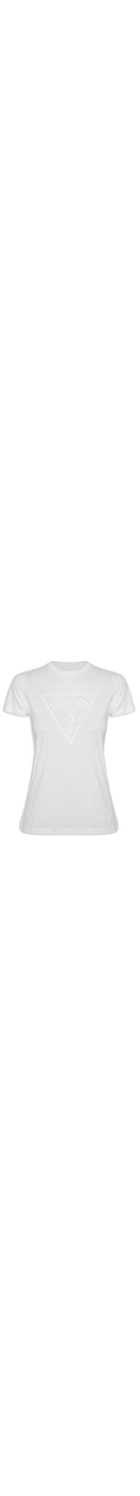 Camiseta Feminina Paetê e Bordado - Branco