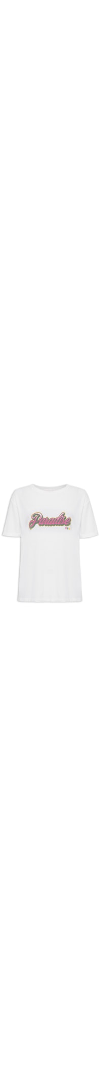 Camiseta Feminina Paradise - Branco