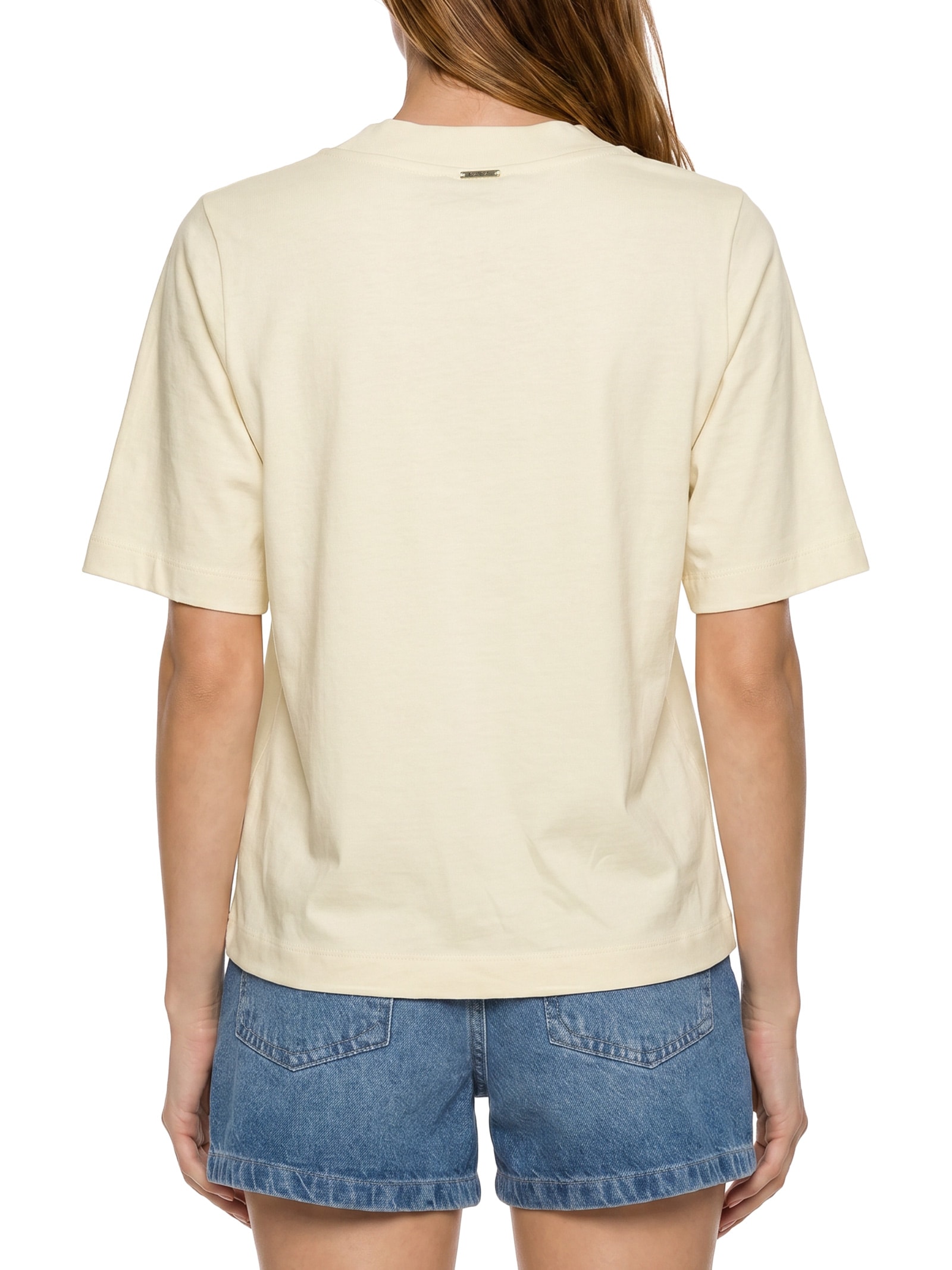 Camiseta Feminina Penteada Bege Lez A Lez