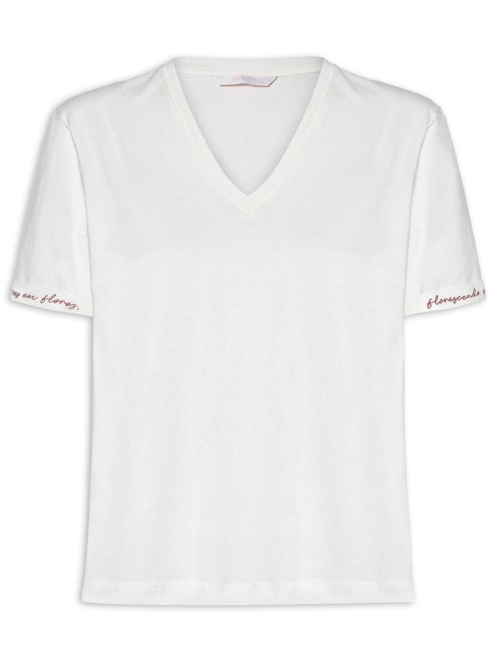 Camiseta Feminina Penteada – Branco Lez A Lez