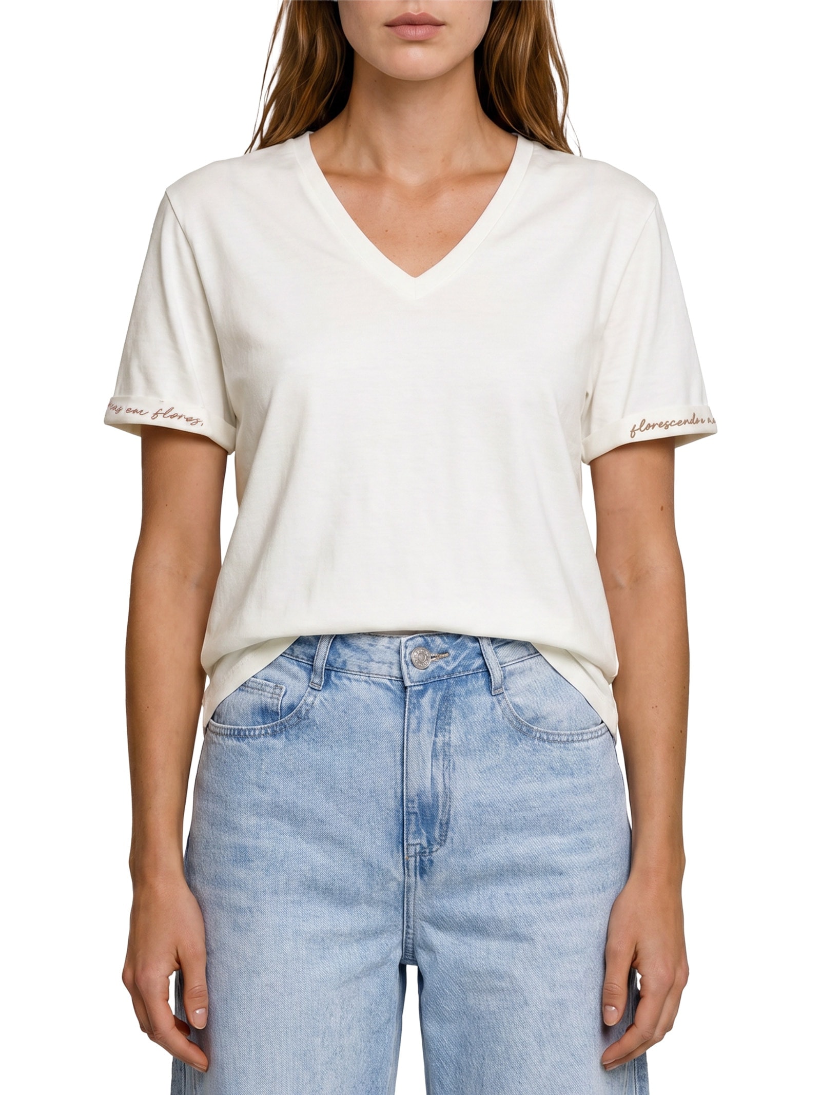 Camiseta Feminina Penteada – Branco Lez A Lez