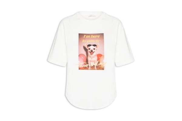 Camiseta Feminina Pet Week Thursday - Branco