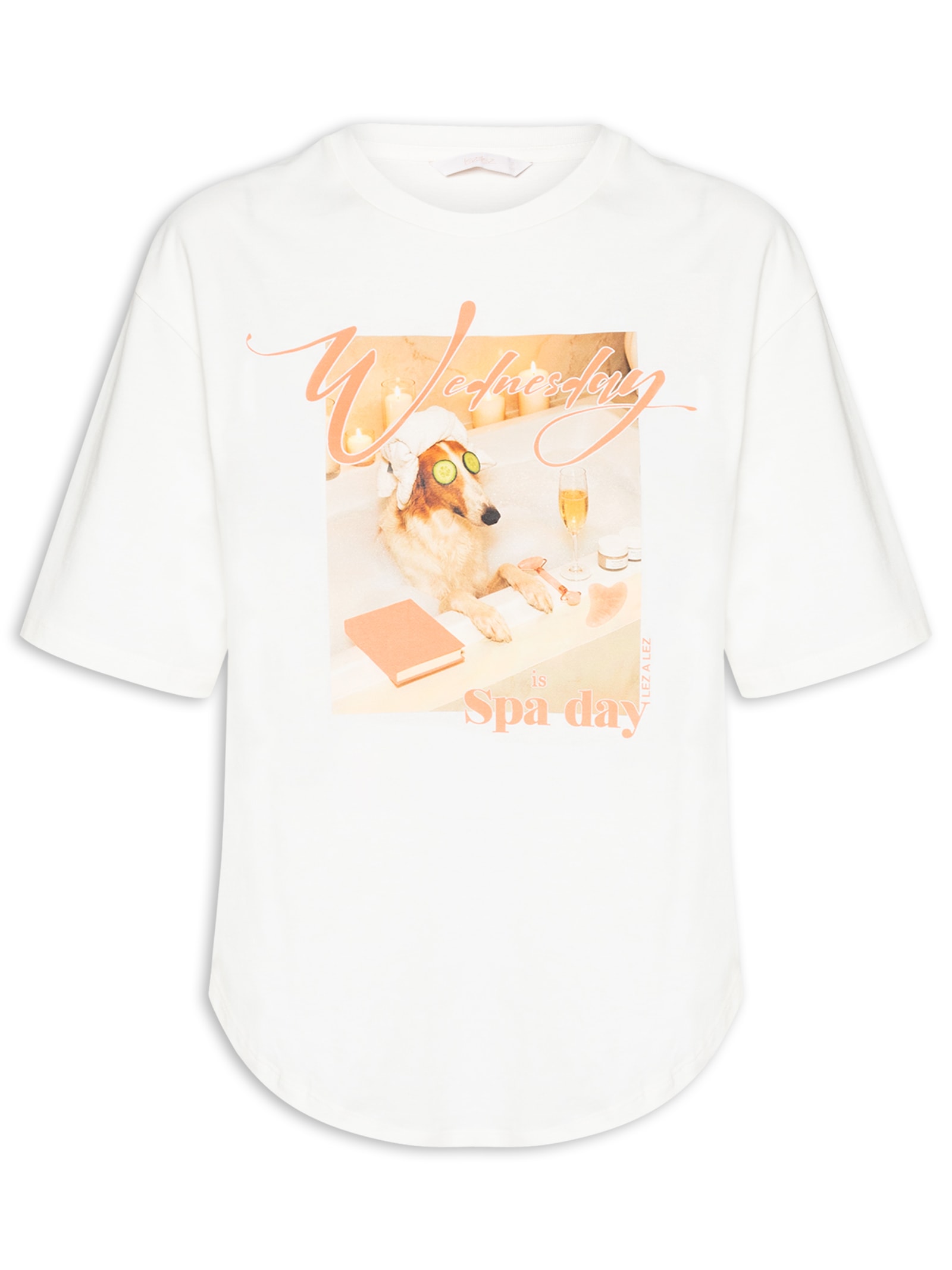 Camiseta Feminina Pet Week Wednesday Branco Lez A Lez