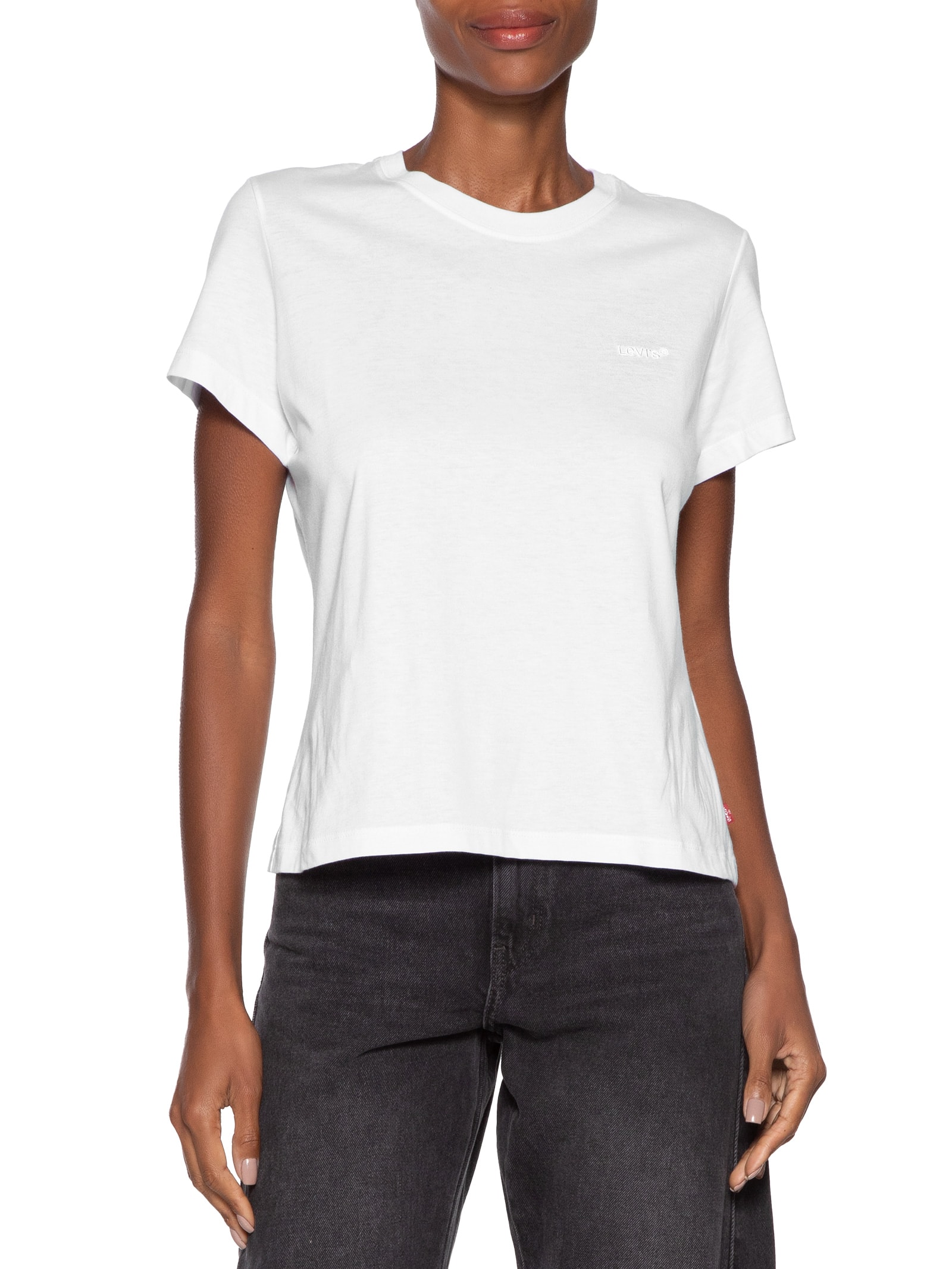 Camiseta Feminina Pima Tee Branco Levi's