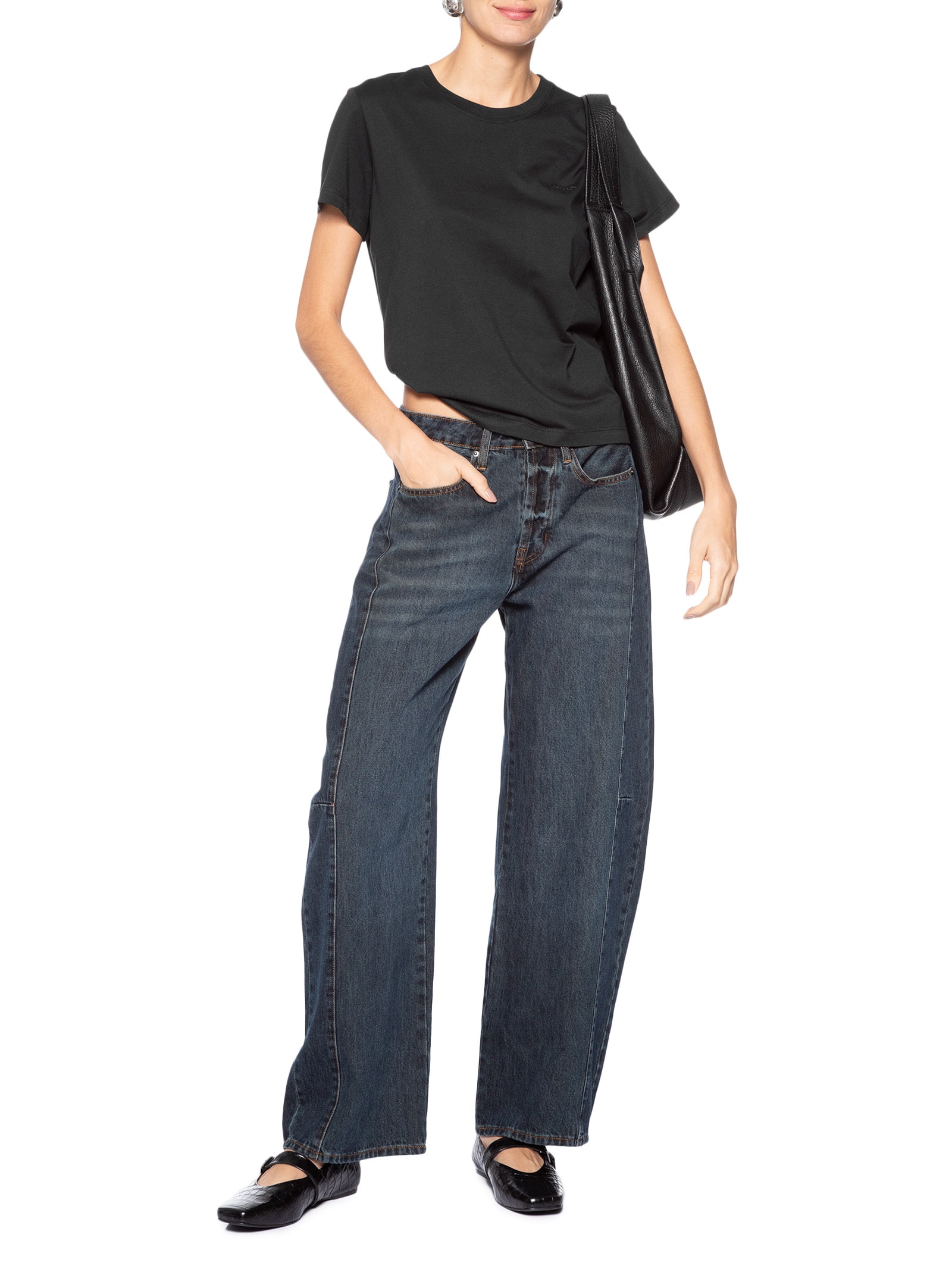 Camiseta Feminina Pima Tee Preto Levi's