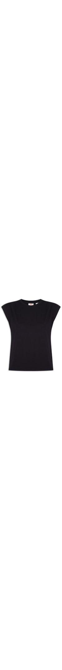 Camiseta Feminina Pleated Muscle Tank - Preto