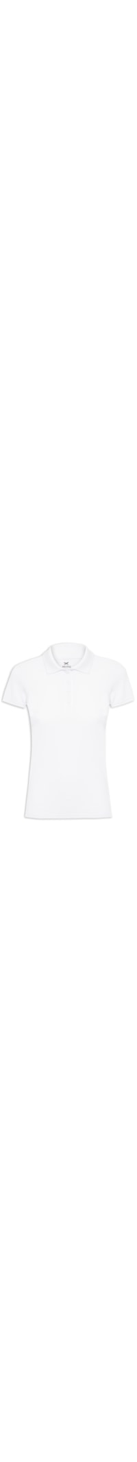 Camiseta Feminina Polo Manga Curta - Branco