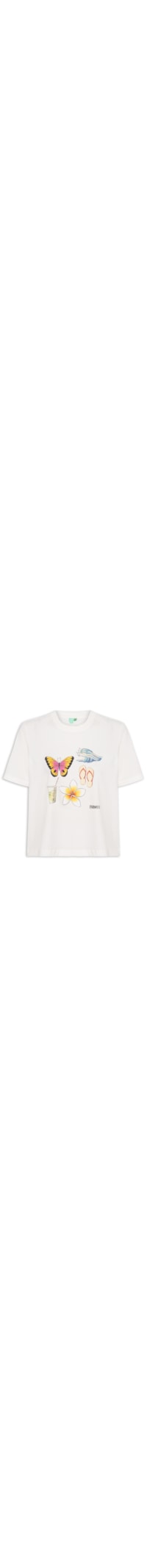 Camiseta Feminina Prainha Historinha - Branco