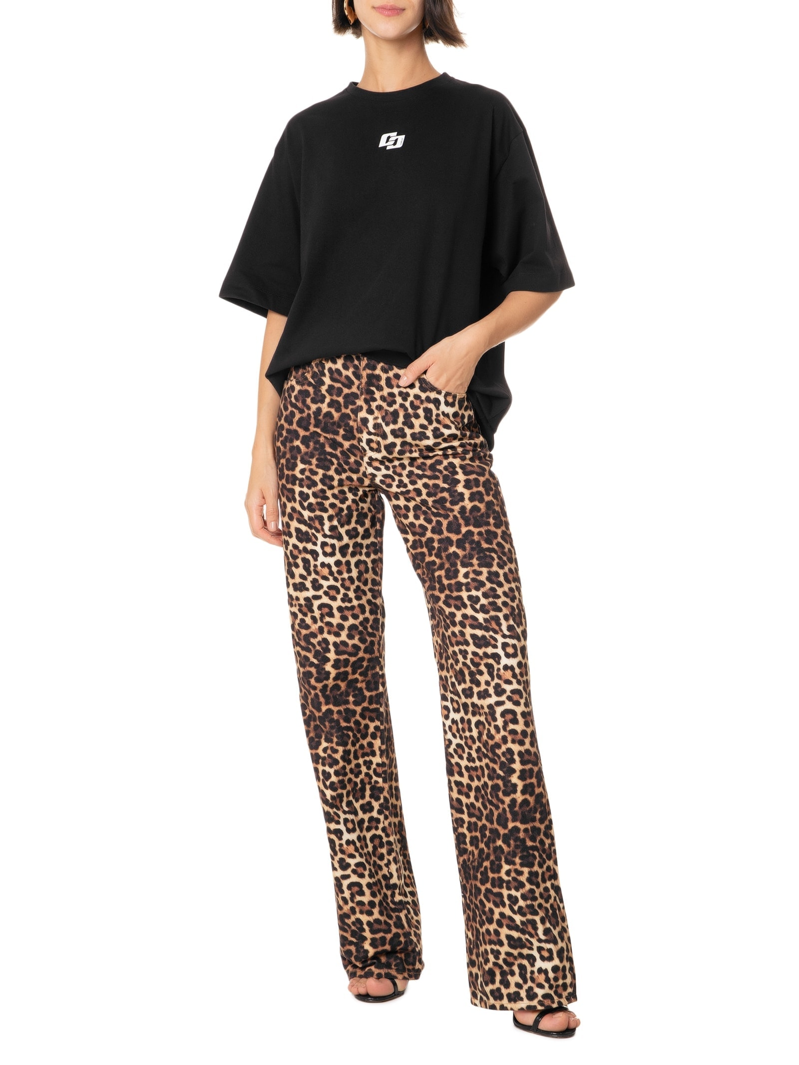 Camiseta Feminina Preto Colcci