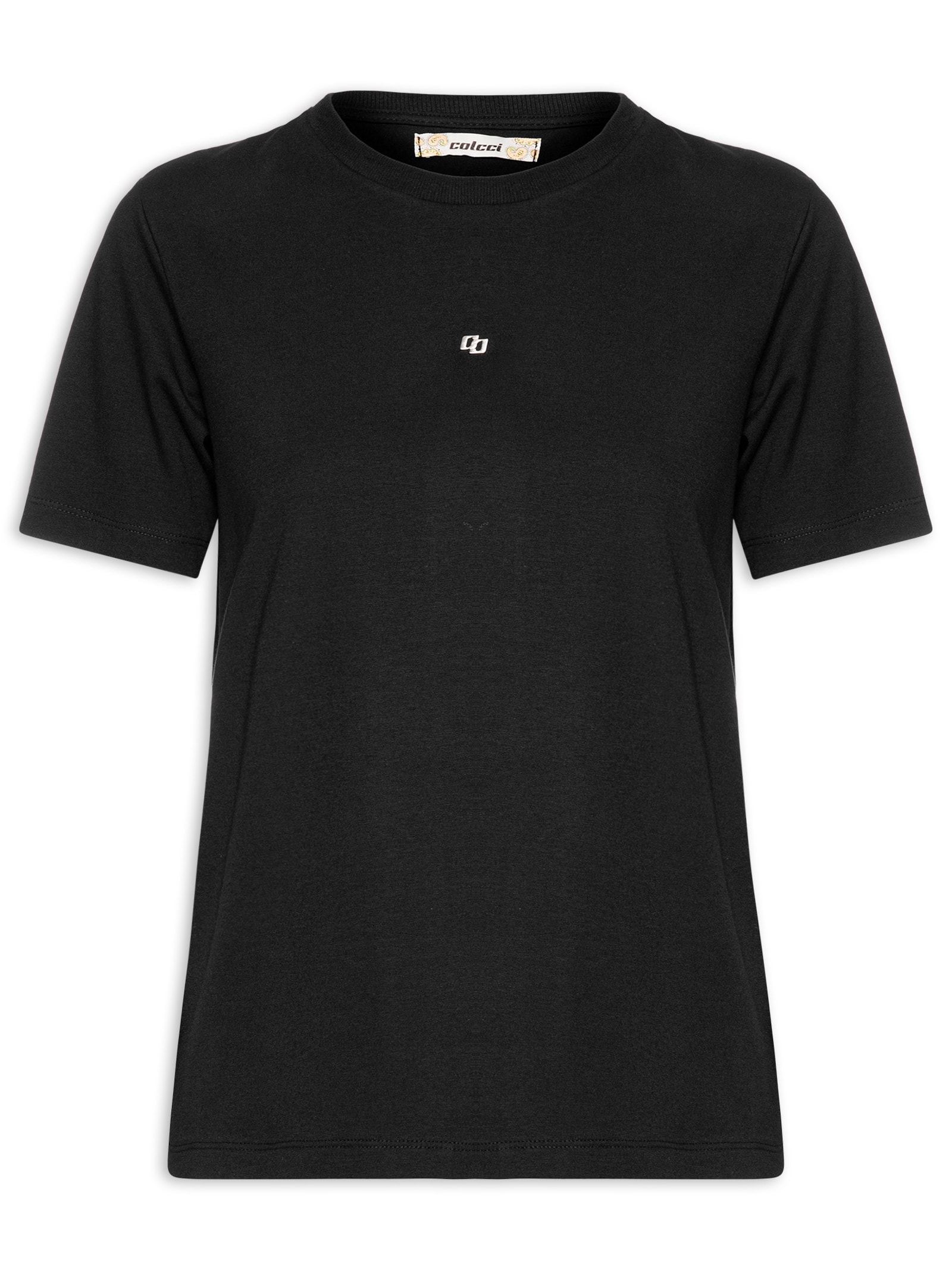 Camiseta Feminina Preto Colcci