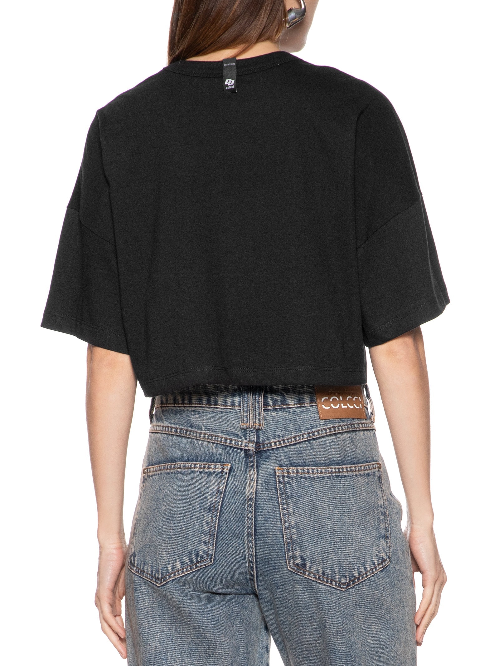 Camiseta Feminina Preto Colcci