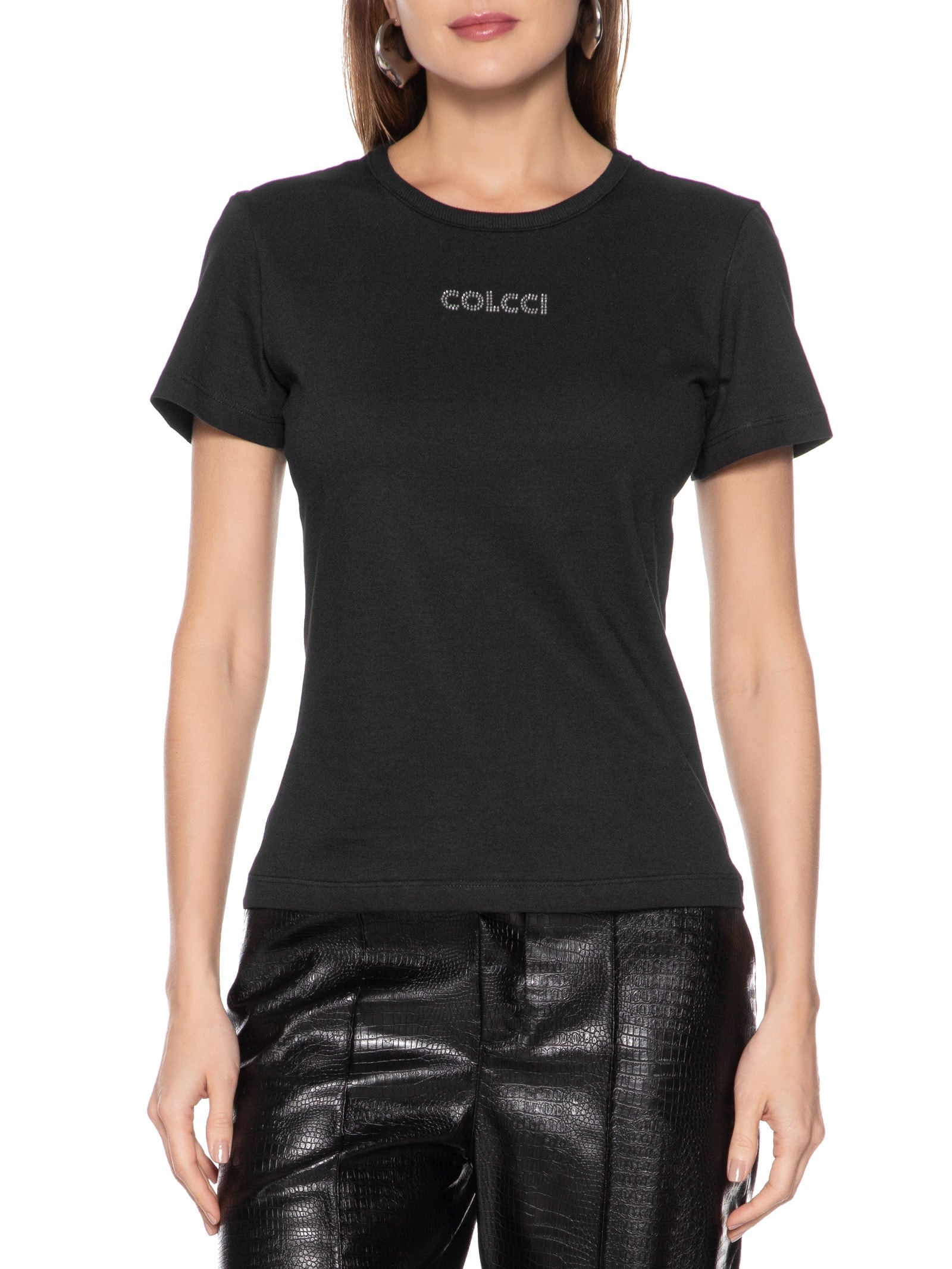 Camiseta Feminina Preto Colcci